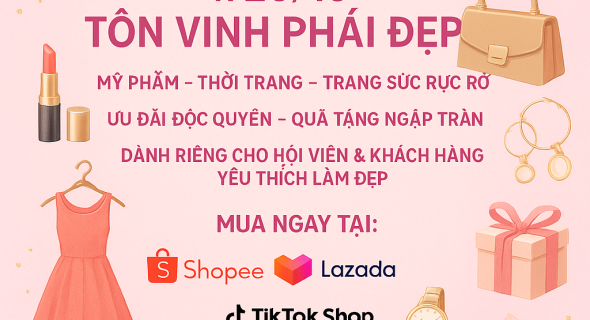 🌸 NG&Agrave;Y HỘI TH&Agrave;NH VI&Ecirc;N x 20/10 &ndash; T&Ocirc;N VINH PH&Aacute;I ĐẸP 🌸 💎✨ C&Ugrave;NG PNJ x LINLY STORE x HUFUHOLIC &ndash; BỘ BA THƯƠNG HIỆU HOT NHẤT SHOPEE HỘI TỤ! ✨💎 🌟 V&Agrave; ĐẶC BIỆT D&Agrave;NH RI&Ecirc;NG CHO T&Iacute;N ĐỒ GIA DỤNG THANH V&Acirc;N KITCHEN !